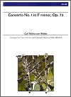 Concerto No. 1 in F minor Op. 73 by Carl Maria von Weber