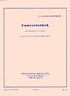 Concertstück (Concert Piece) for Clarinet and Piano by Raymond Gallois Montbrun