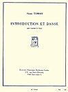 Introduction et Danse for Clarinet and Piano by Henri Tomasi
