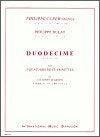 Duodecime for 3 Clarinet Quartets by Philippe Dulat