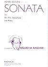 Sonata for Alto Saxophone and Piano by Henri Eccles arranged by Sigurd M. Rascher