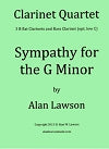 Sympathy for the G Minor for Clarinet Quartet by Alan Lawson