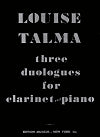 Three Duologues for Clarinet and Piano by Louise Talma