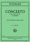 Concerto in B-flat major RV 501 "La Notte" for Bassoon and Piano by Antonio Vivaldi