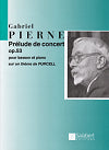 Prélude de Concert Op. 53 (On a Theme of Purcell) for Bassoon and Piano by Gabriel Pierné