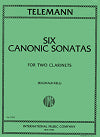 Six Canonic Sonatas for Two Clarinets by George Philipp Telemann