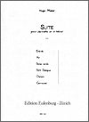 Suite for Clarinet in B-flat (Solo) by Hugo Pfister
