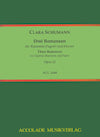 Drei Romanzen for Clarinet or Bassoon and Piano by Clara Schumann arranged by Nikolaus Maler