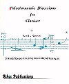 Polychromatic Diversions for Clarinet by Ronald L. Caravan