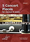 5 Concert Pieces for Clarinet and Piano
