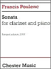 Sonata for Clarinet and Piano by Francis Poulenc