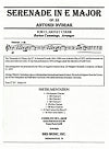 Serenade in E Major Op. 22 by Antonin Dvorak