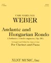 Weber Andante and Hungarian Rondo (Andante e rondo ongarese, Op. 35) by Carl Maria von Weber