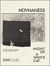 Night of a White Cat for Clarinet and Piano by Alan Hovhaness