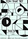 Bao La for Clarinet Solo by Ton That Tiet
