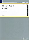 Prelude for Solo Clarinet in B-flat by Krzysztof Penderecki