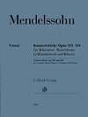 Concert Pieces Op. 113 and 114 for Clarinet, Basset Horn (2 Clarinets) and Piano by Felix Mendelssohn Bartholdy edited by Frank Heidlberger