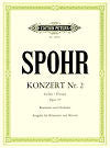 Spohr Concerto for Clarinet and Orchestra No. 2 in E-flat major Op. 57 (Piano Reduction) by Ludwig Spohr