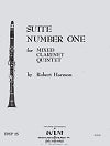 Suite Number One for Mixed Clarinet Quintet by Robert Harmon