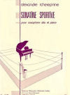 Sonatine Sportive for Alto Saxophone and Piano by Alexandre Tcherepnine