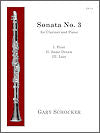 Sonata No. 3 for Clarinet and Piano by Gary Schocker