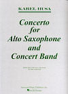 Concerto for Alto Saxophone and Concert Band Piano Reduction by Karel Husa