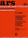 Introduction, Theme and Variations for Clarinet and Orchestra (Piano Reduction) by Gioachino Rossini