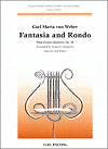 Weber Fantasia and Rondo from Grosses Quintet, Op. 34 for Clarinet and Piano by Carl Maria von Weber arranged by Gustave Langenus