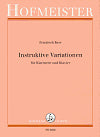 Instruktive Variationen for Clarinet and Piano by Friedrich Berr