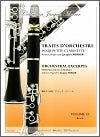 Orchestral Excerpts for Piccolo [E-flat and D] Clarinet Vol. 10 by Jacques Merrer