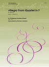Allegro from Quartet in F (K. 168) arranged for Clarinet Quartet by Wolfgang Amadeus Mozart