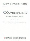 Counterpoints on "come, sweet death" for Clarinet Trio by David Philip Hefti