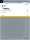 Khayyam for Clarinet and Orchestra (Piano Reduction) by Fazil Say