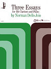 Three Essays for Clarinet and Piano by Norman Dello Joio