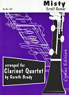 Misty for Clarinet Quartet by Erroll Garner
