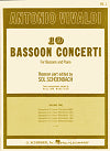Antonio Vivaldi 10 Bassoon Concerti Vol. 1 for Bassoon and Piano by Antonio Vivaldi