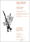 Petit Concert for Clarinet and Piano by Darius Milhaud with piano accompaniment by Roger Calmel