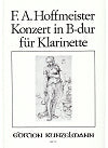 Concerto in B-flat major for Clarinet and Orchestra (Piano Reduction) by Franz Anton Hoffmeister