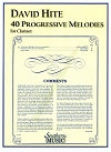 40 Progressive Melodies for Clarinet by A.M.R. Barret