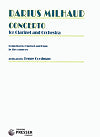 Concerto for Clarinet and Orchestra (Piano Reduction by the composer) by Darius Milhaud