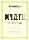 Concertino in B-flat major for Clarinet and Chamber Orchestra Piano Reduction by Gaetano Donizetti