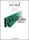 Un Seul for (Solo) Clarinet or Bass Clarinet by Kalmen Opperman