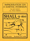 Improvisation on a Martial Inversion for Solo Clarinet by Paul Harvey