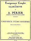 22 Modern Etudes (Vingt-Deux Etudes Modernes) by Auguste Périer