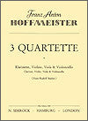 3 Quartette Clarinet, Violin, Viola and Violoncello by Franz Anton Hoffmeister revised by Hans Rudolf Stalder