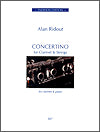 Concertino for Clarinet and Strings (Piano Reduction) by Alan Ridout