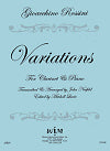 Variations for Clarinet and Piano by Gioachino Rossini