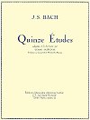 Bach 15 Etudes arranged by Ulysse Delécluse