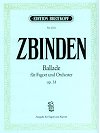 Ballade for Bassoon and Orchestra Op. 33 Piano Reduction by Julien-François Zbinden