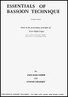 Essentials of Bassoon Technique by Lewis Hugh Cooper and Howard Toplansky (Hard Copy)